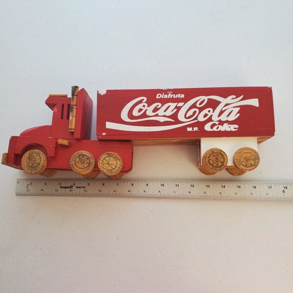 Coca‎ Cola wooden truck 18